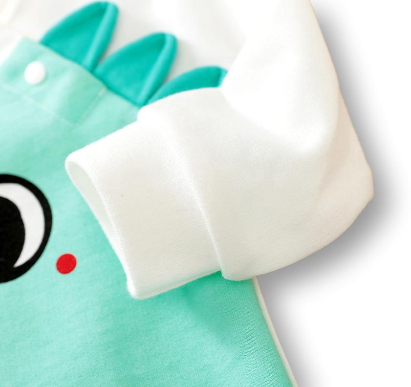 Cute Dinosaur Romper – 100% Cotton Baby One-Piece with Dino Print (Unisex Newborn to 12M)