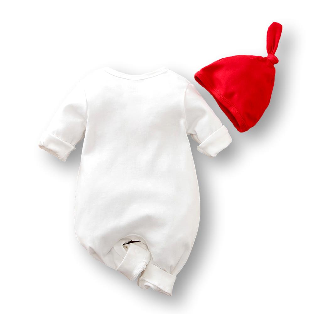 Happy Rainbow Romper with Free Hat
