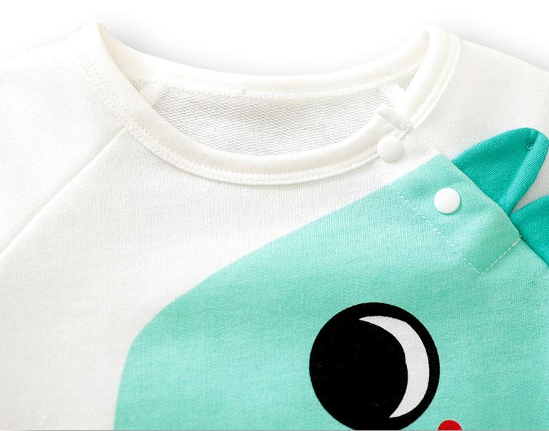Cute Dinosaur Romper – 100% Cotton Baby One-Piece with Dino Print (Unisex Newborn to 12M)