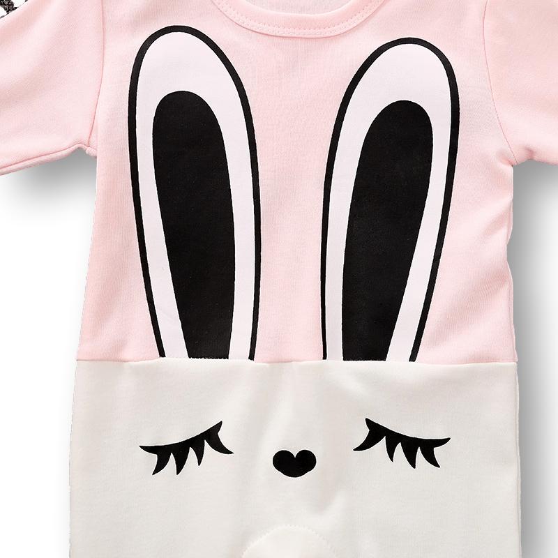 Pink Bunny Romper with Free Hat