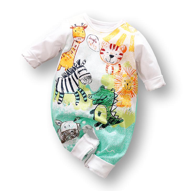 Cartoon Zoo Romper
