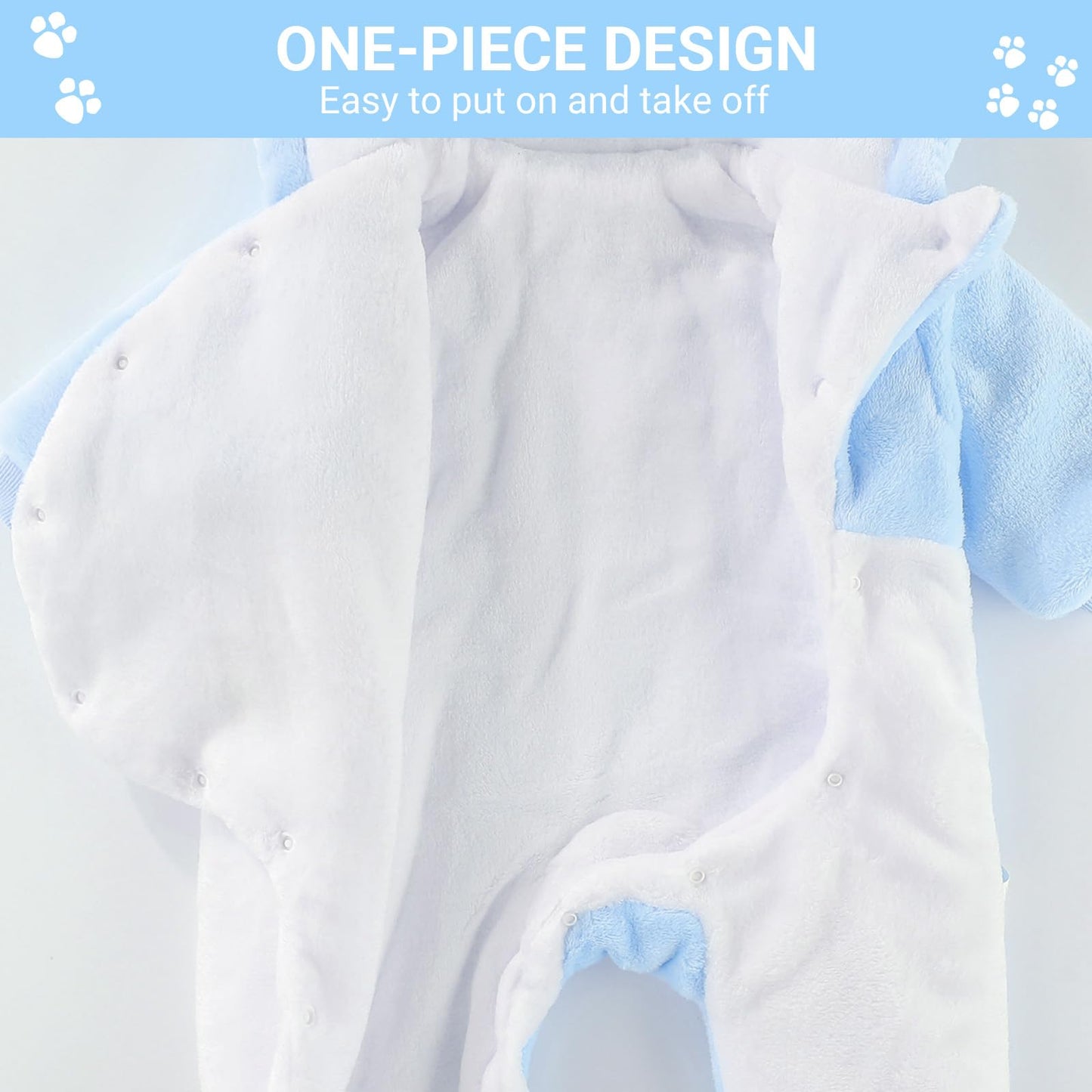 ❄️ Baby Snowsuit Fleece Romper – Warm Winter One-Piece for Babies