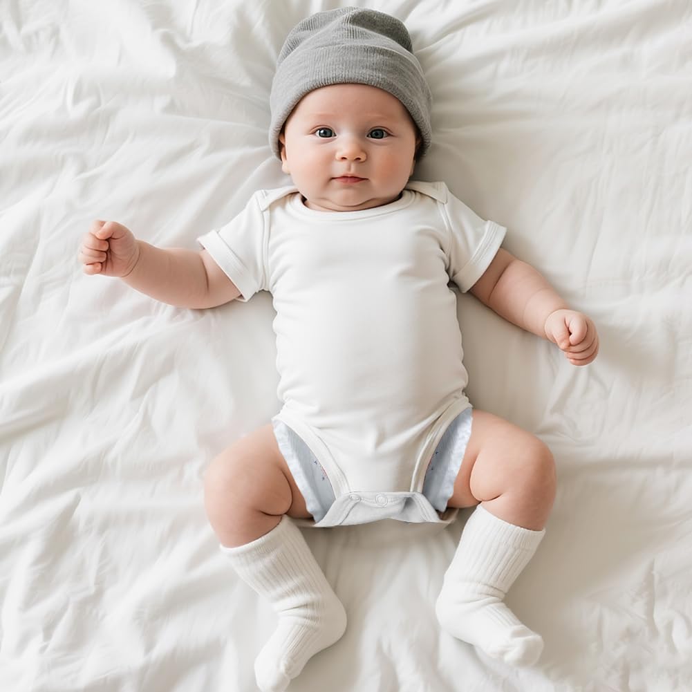 5 Pack Baby Vests,  Newborn Baby Short Sleeve Bodysuit
