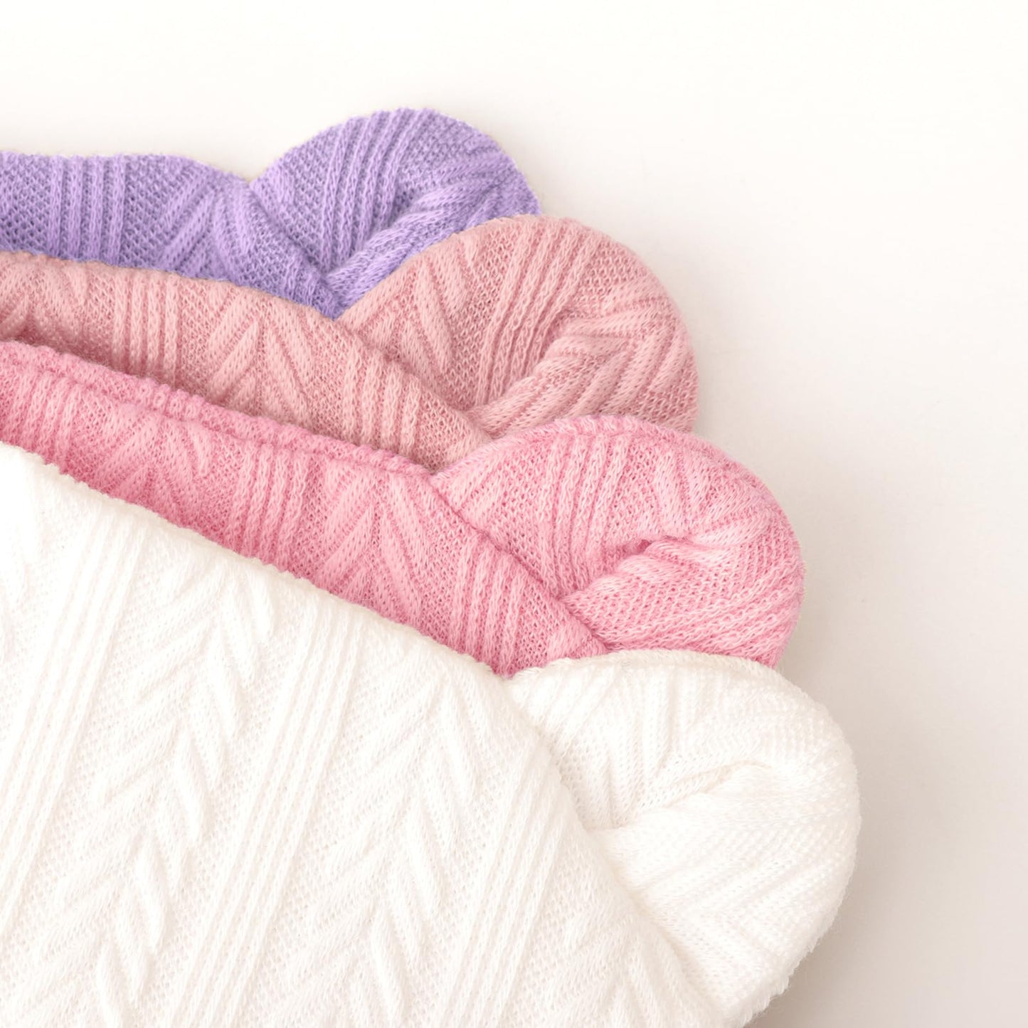 4 Set Baby Beanie Hat + Gloves (0-6 Months)