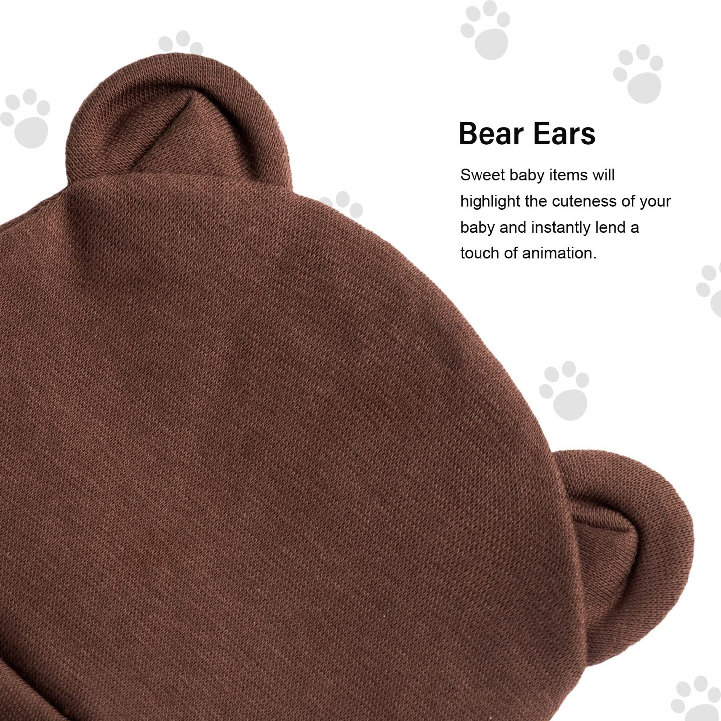 4 Set Baby Beanie Hat + Gloves (0-6 Months)