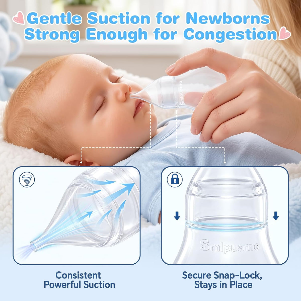 Baby nose sucker silicone bulb