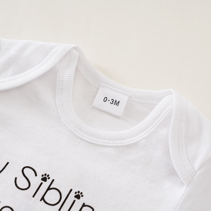 Paws print baby Vests