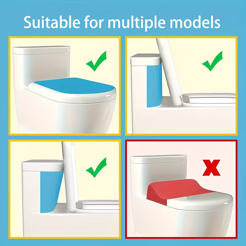 Child  Pet Safety Toilet Lock - White Plastic Childproof Latch with Easy-Install Design, Prevents Unauthorized Use for Youngsters & Pets, Secure Bathroom Access, Pet Safety Device, Modern Toilet Accessory, Durable Plastic Lock