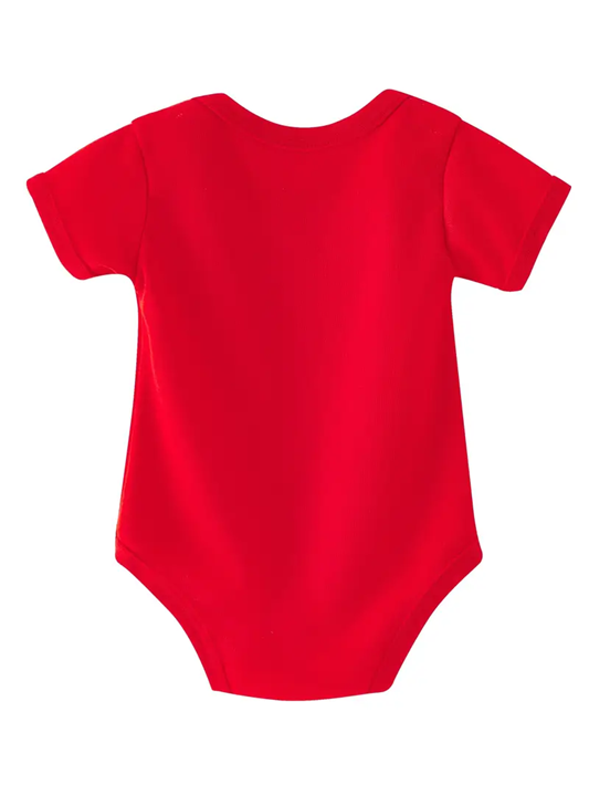 Baby Vest “1st Christmas” Smock Dress – 100% Cotton Newborn & Infant Snap-Button Outfit