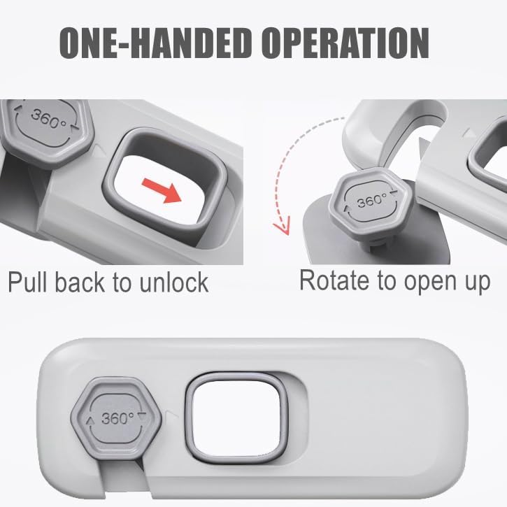 Easy install fridge safety locks