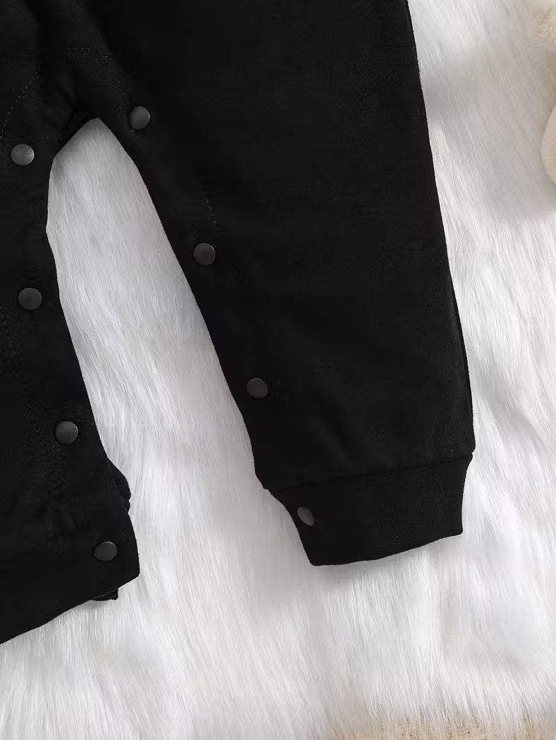 Long Sleeve Baby Romper – “Mom Dad Me” Family Matching Outfit | Soft Closed Crotch Bodysuit