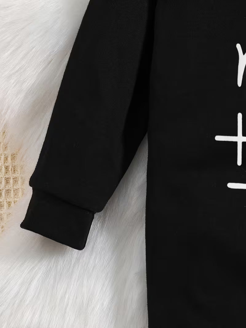 Long Sleeve Baby Romper – “Mom Dad Me” Family Matching Outfit | Soft Closed Crotch Bodysuit