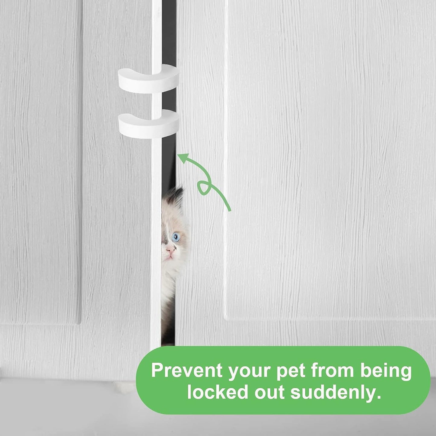 baby proof door safety guards installed on door edge