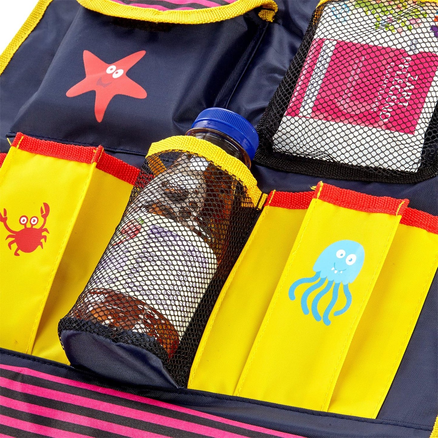 colorful back seat organiser