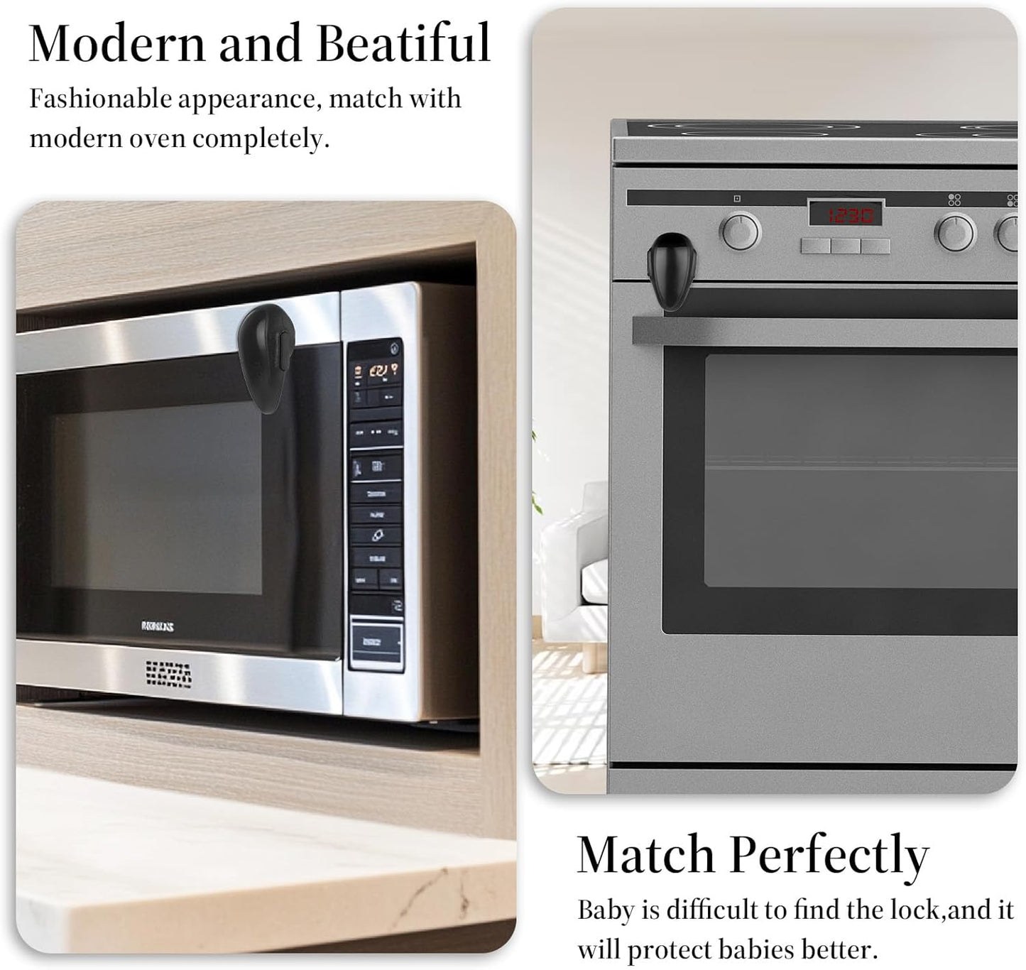 heat resistant oven door safety lock