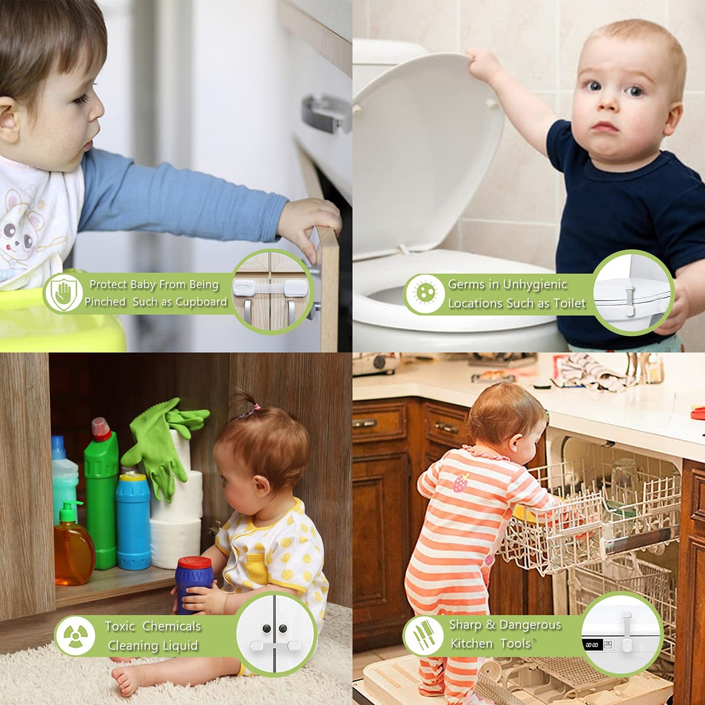 no drill baby safety locks UK