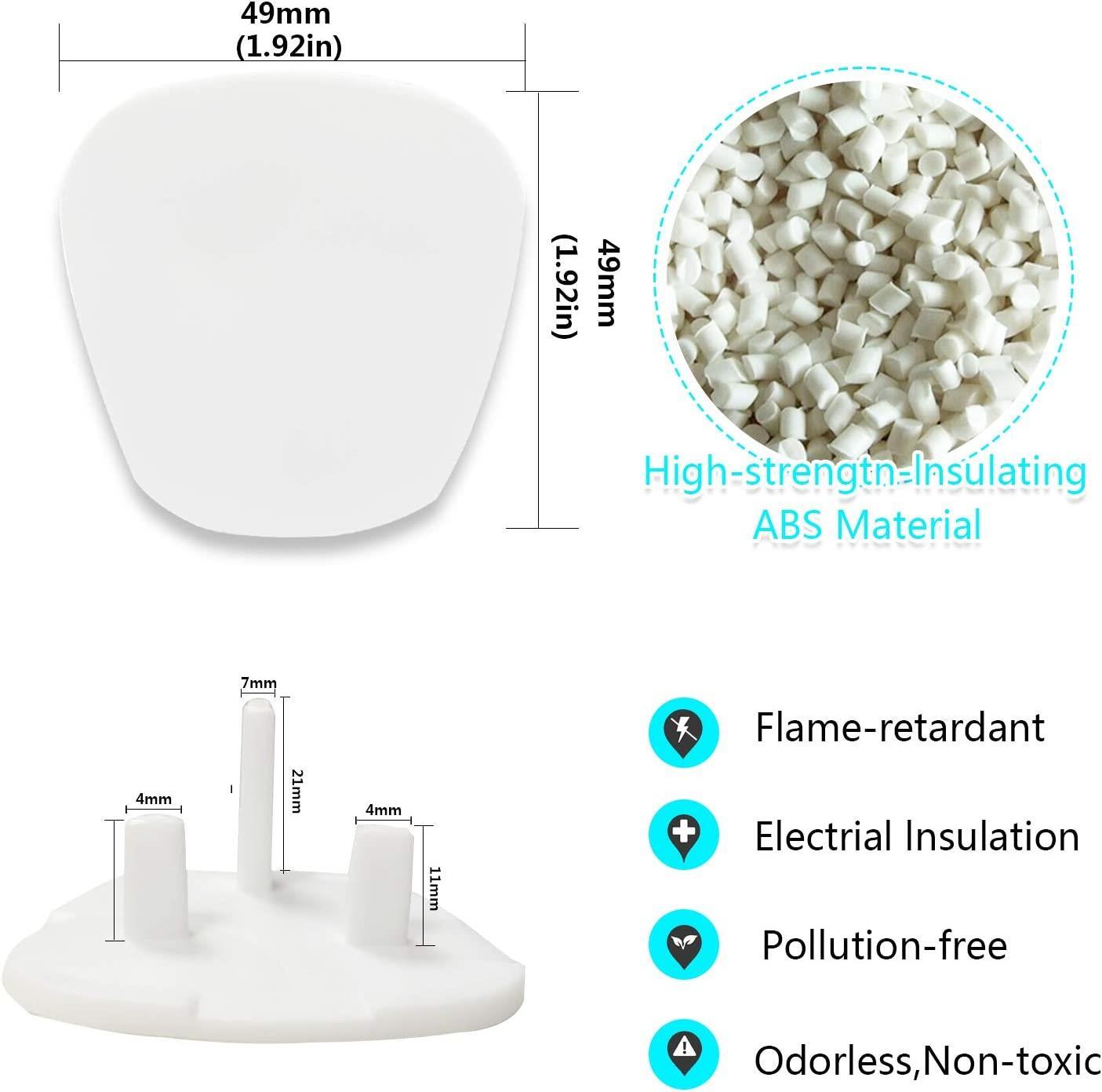 12 X PLUG SOCKET COVER PROTECTOR BABY CHILD SAFETY Electric Insert MAINS SOCKET