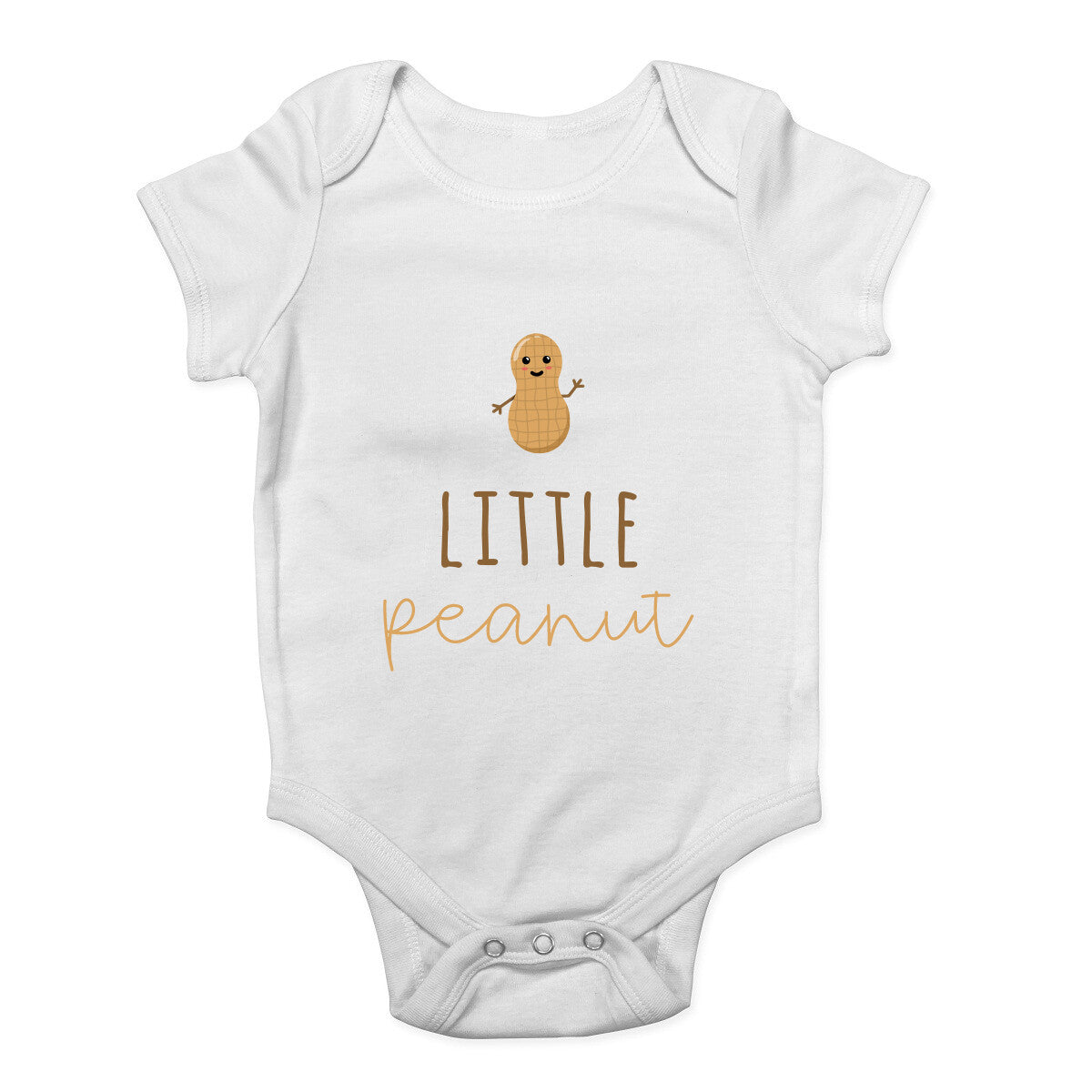 Little Peanut Baby Grow Vest Bodysuit | 100% Cotton Baby Vest (0-12 Months)